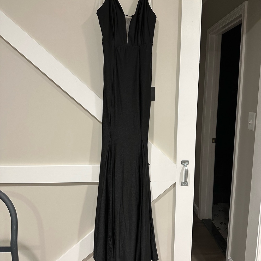 Lulu's Black Maxi Dress